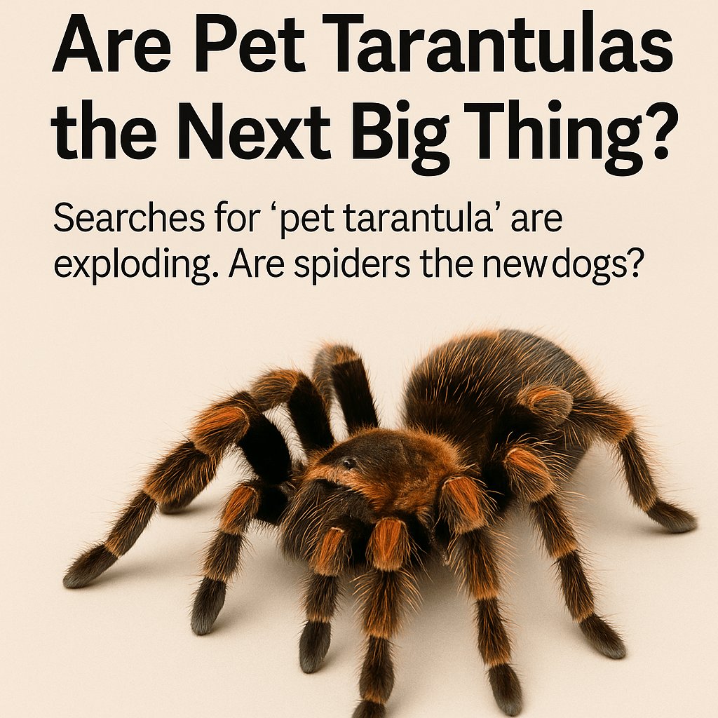 Close-up of a pet tarantula with reddish hairs